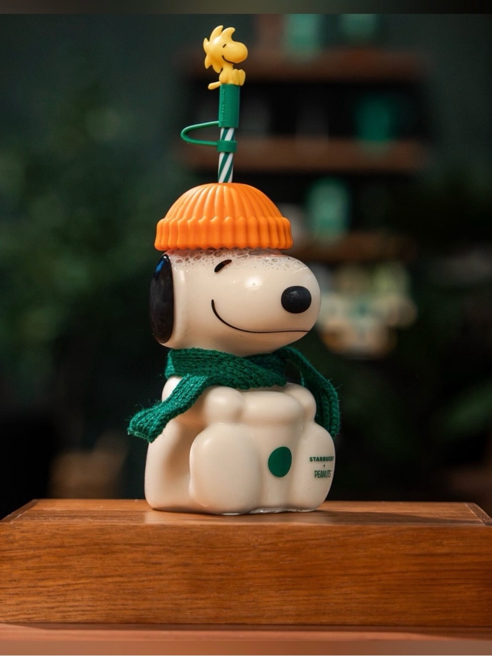 Authentic Starbucks Snoopy Glass Cold Cup - limited edition Peanuts Collection